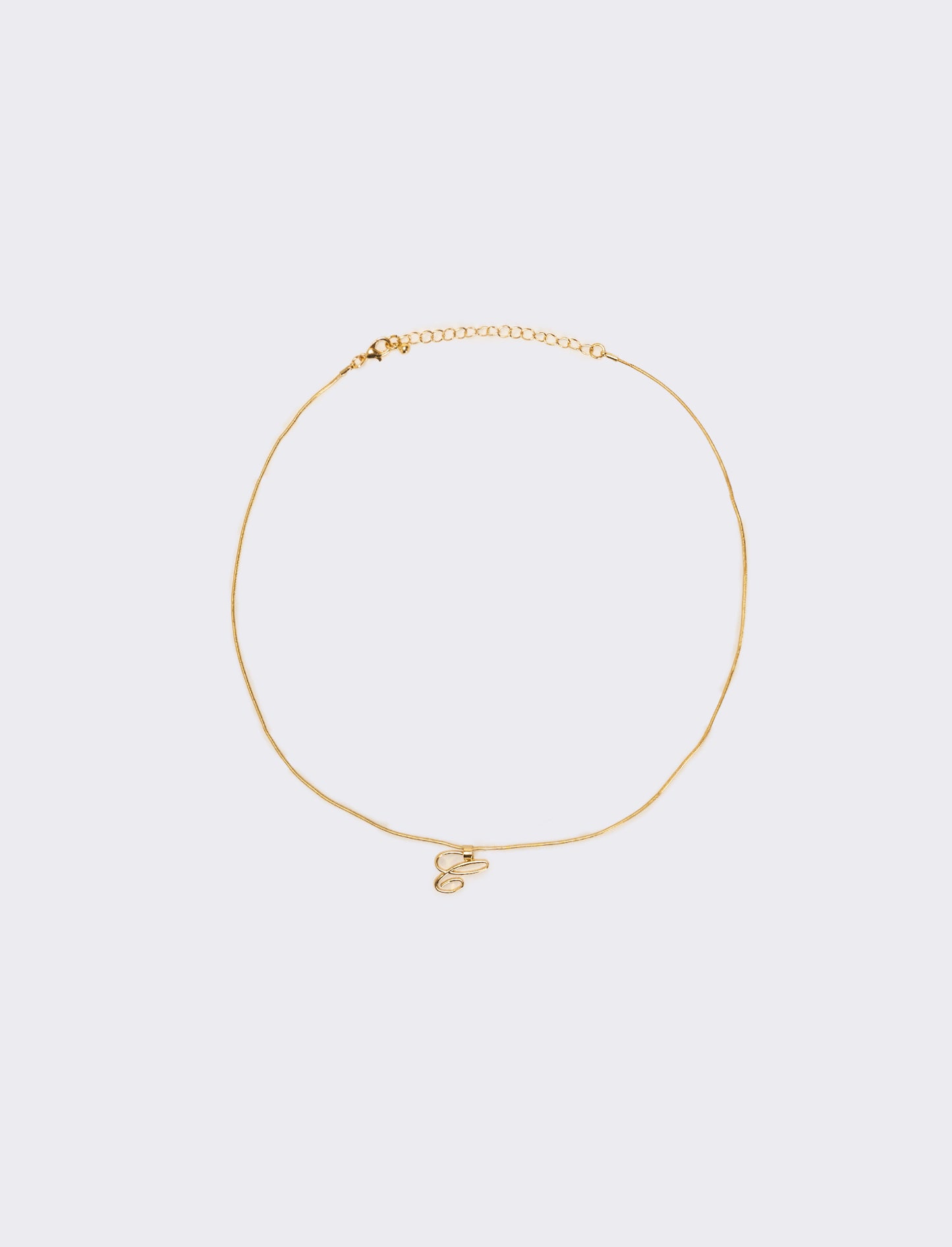 Collana letterina intercambiabile - var 2