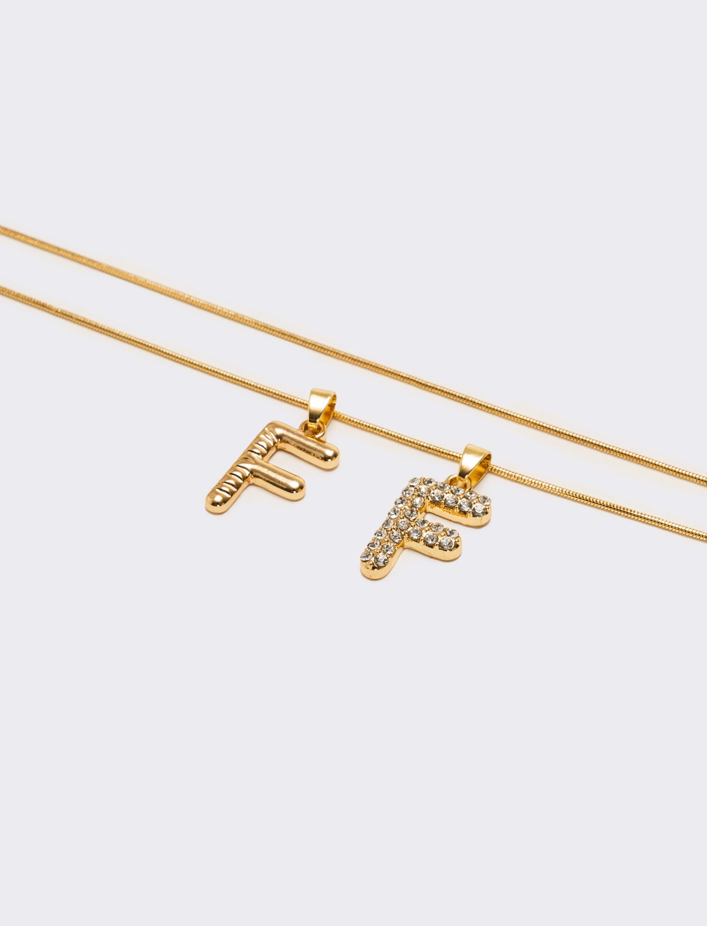 Collana letterina intercambiabile - var 3