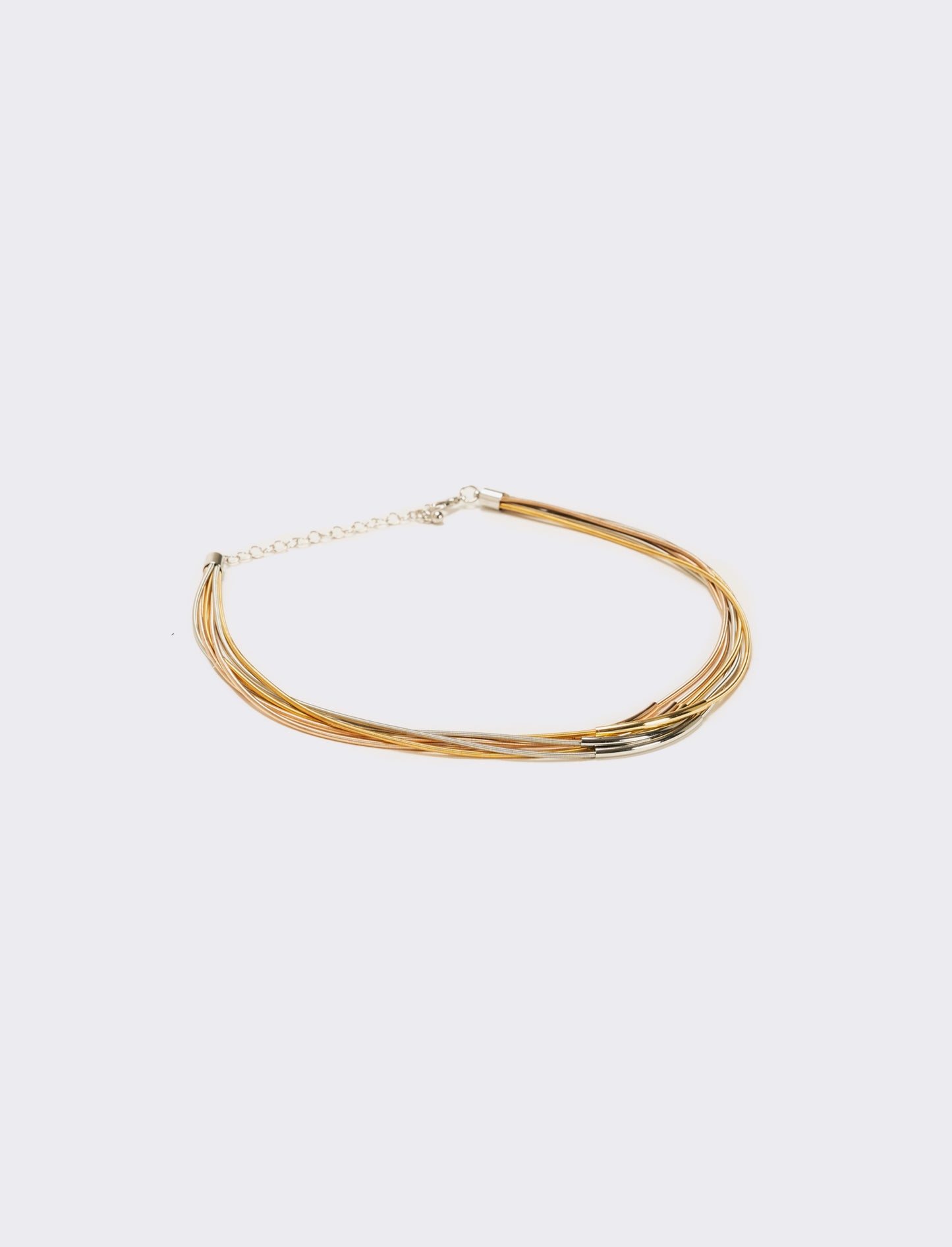 Collana 6 fili metallo - Multicolore