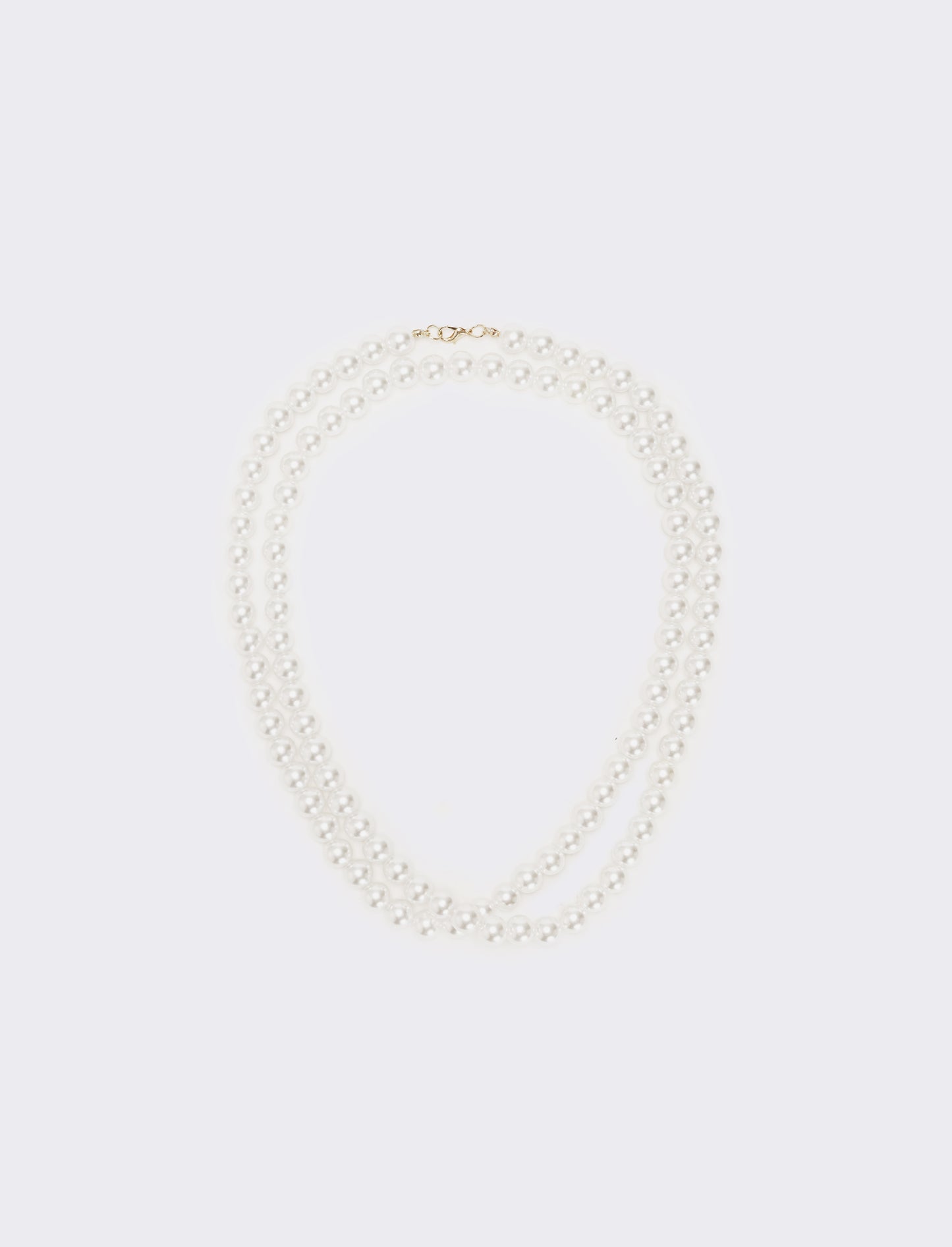 Collana charleston 12mm - Bianco natural