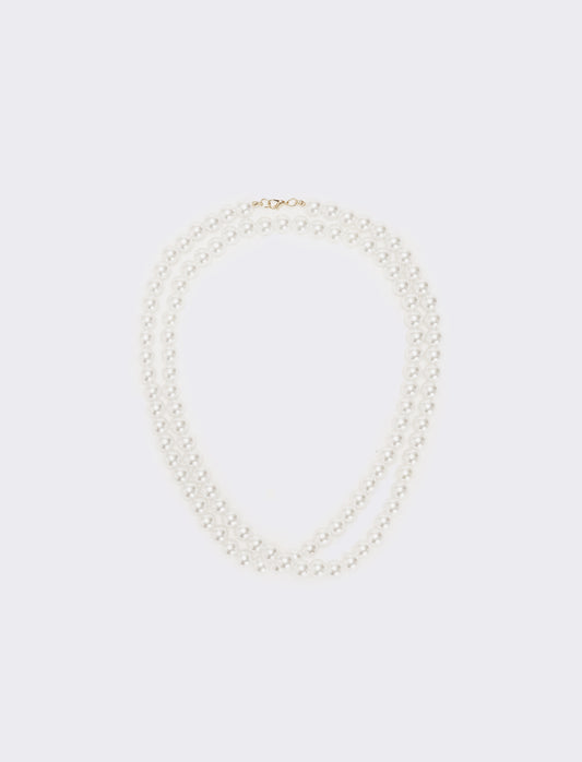 Collana charleston 12mm - Bianco natural