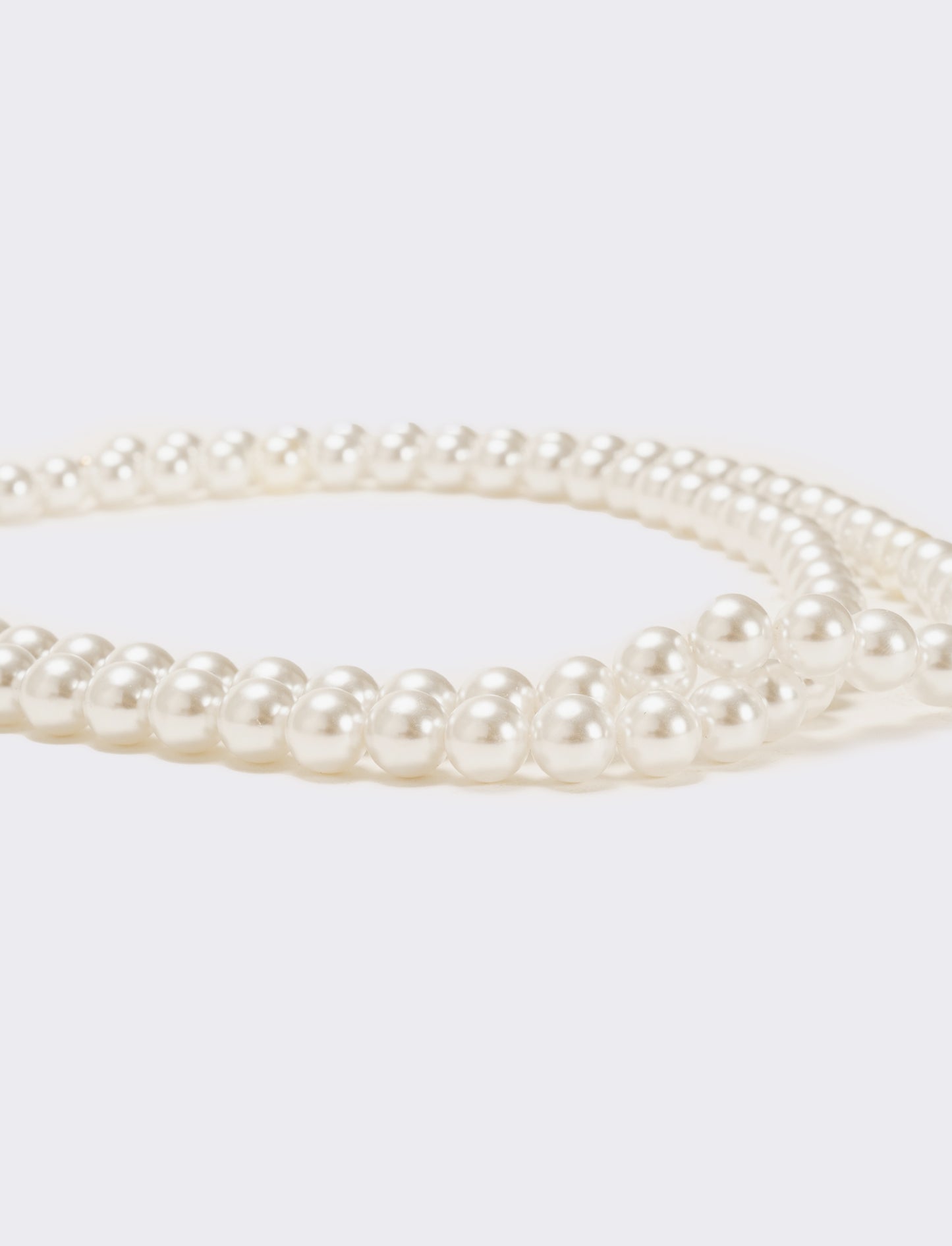 Collana charleston 12mm - Bianco natural