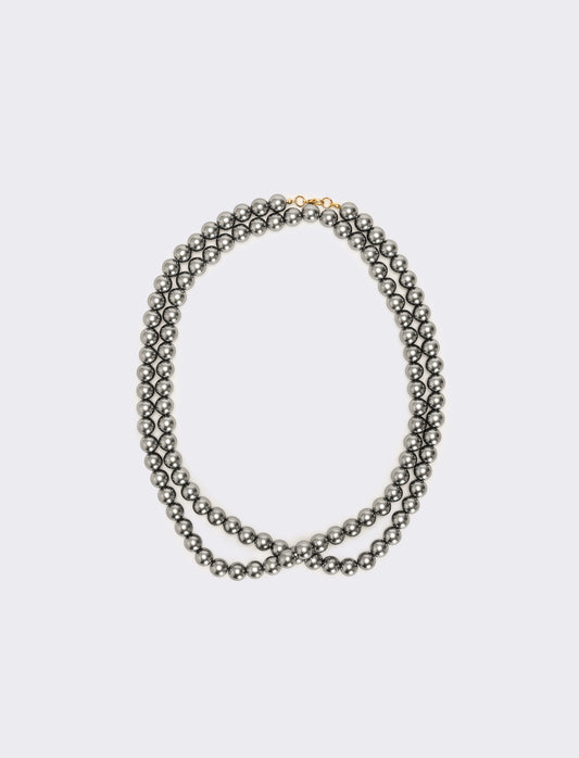 Collana charleston 12mm - Grigio