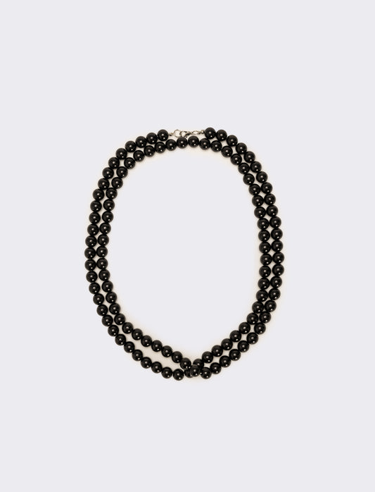 Collana charleston 12mm - Nero