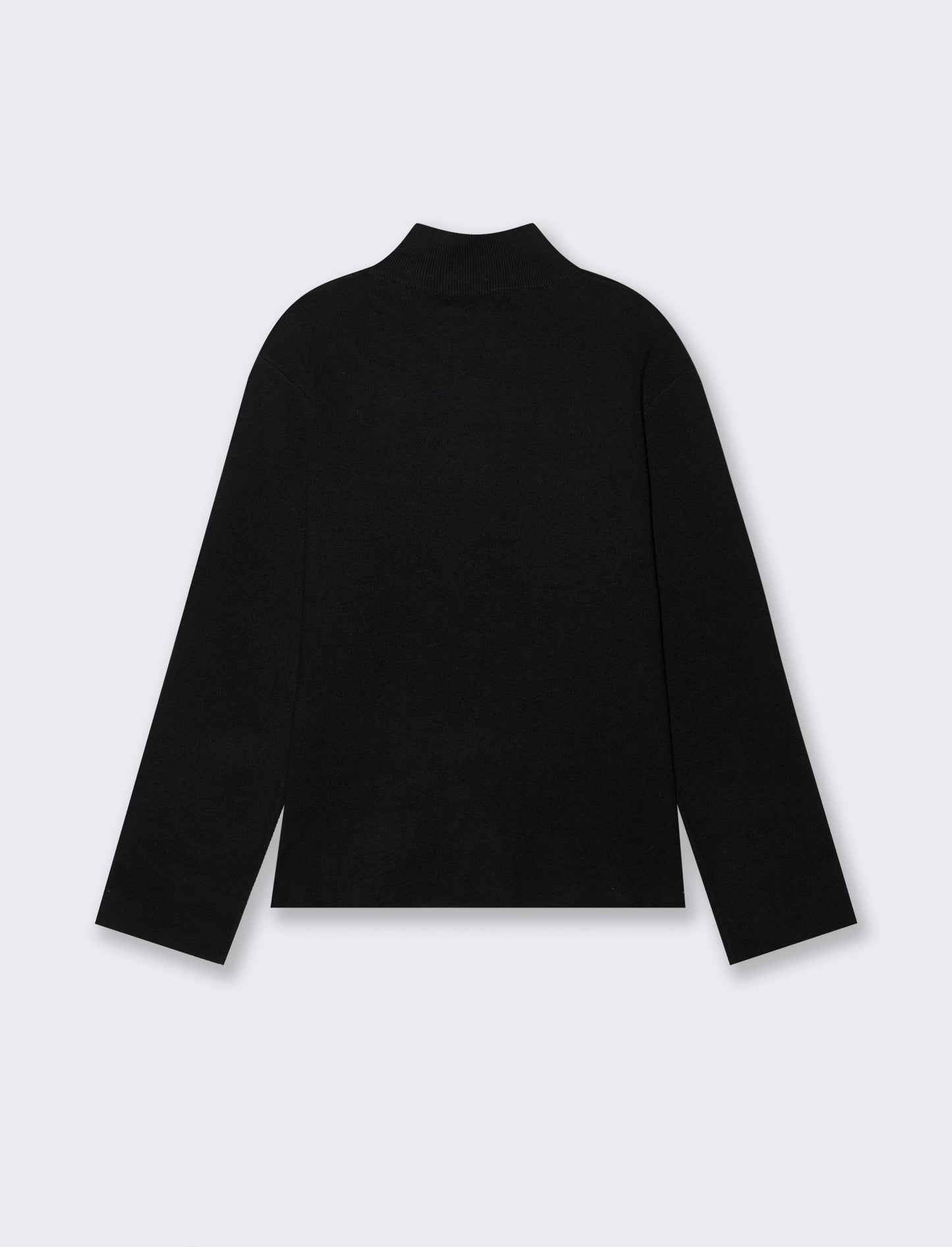 PULLOVER IN PUNTO MILANO - Nero