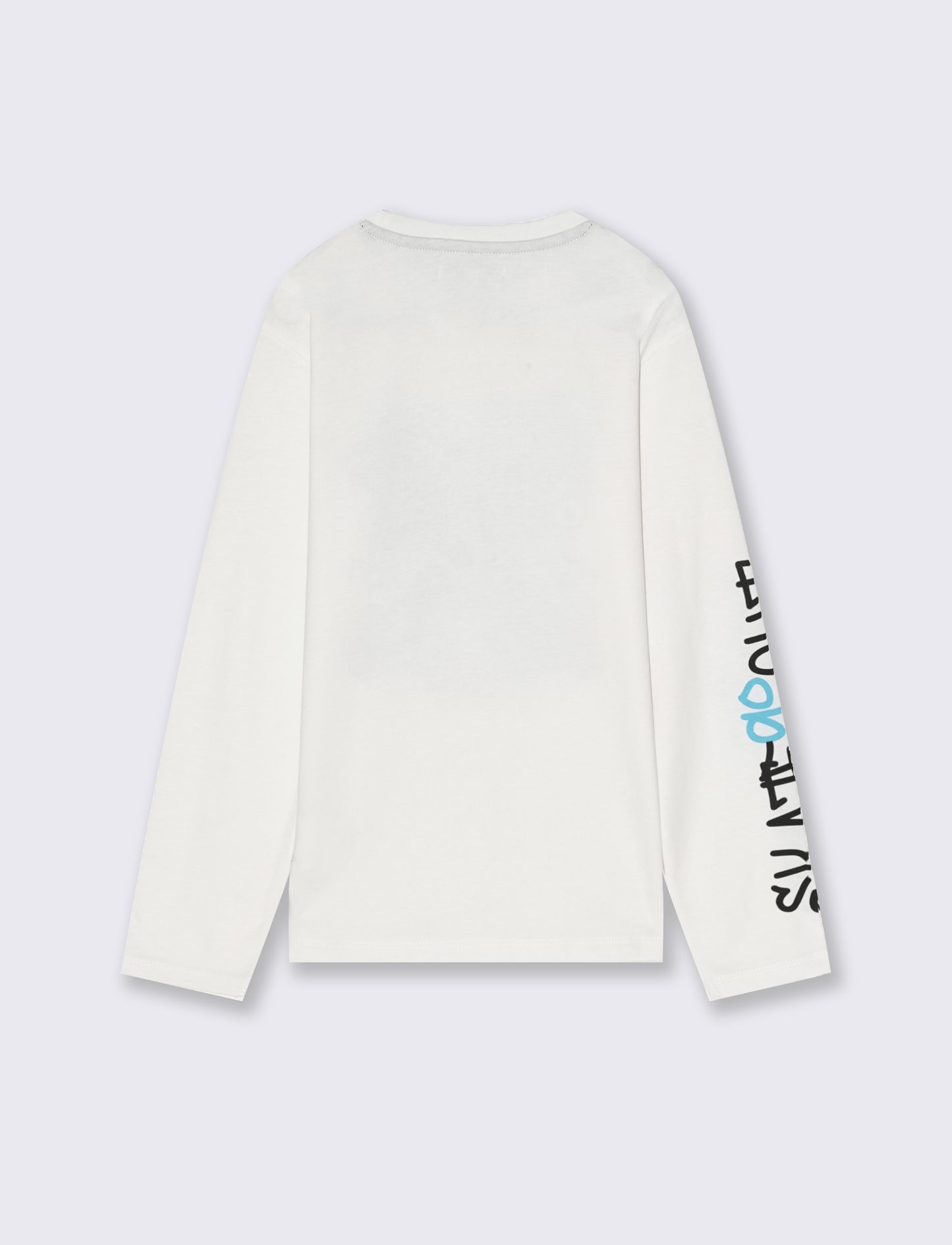 T shirt stampa skate graffiti. - Bianco latte