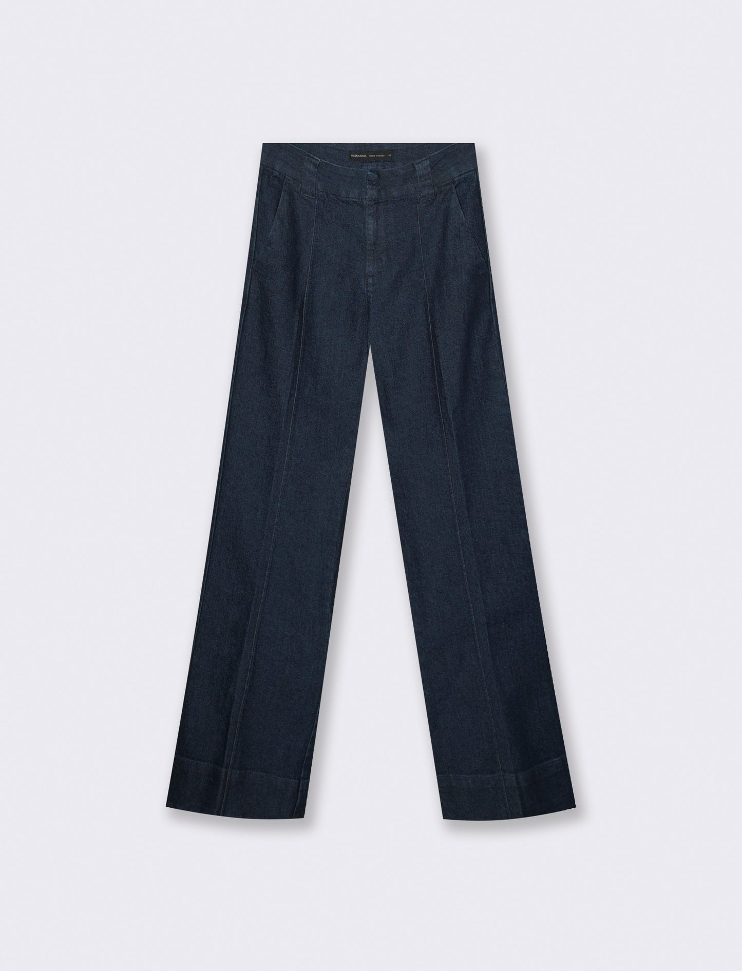 JEANS WIDE FLARE VITA ALTA - Denim