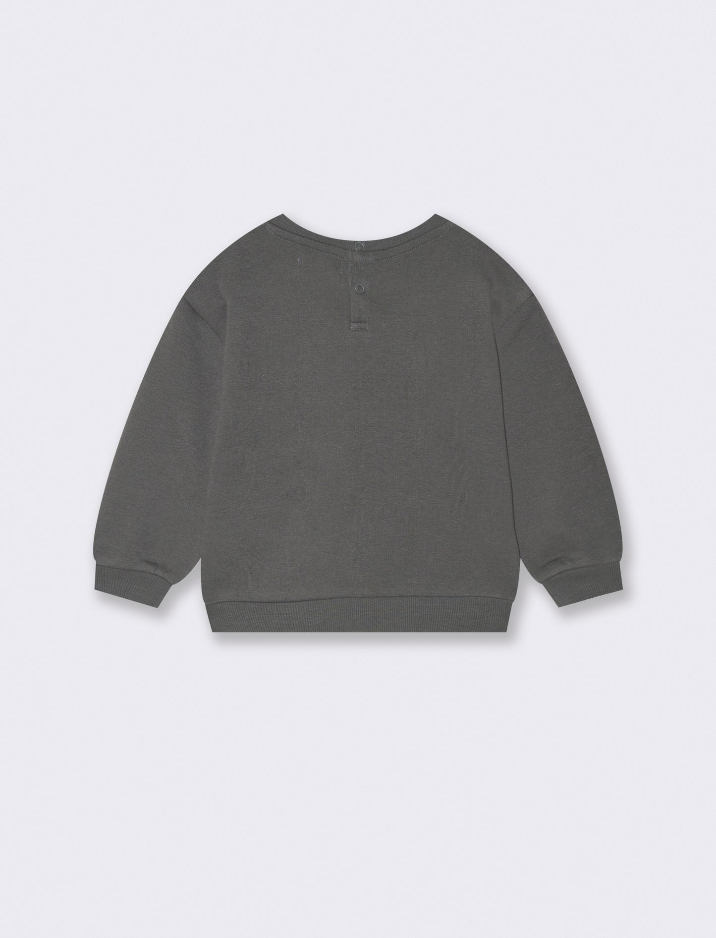 Felpa con nastri - Grigio piombo