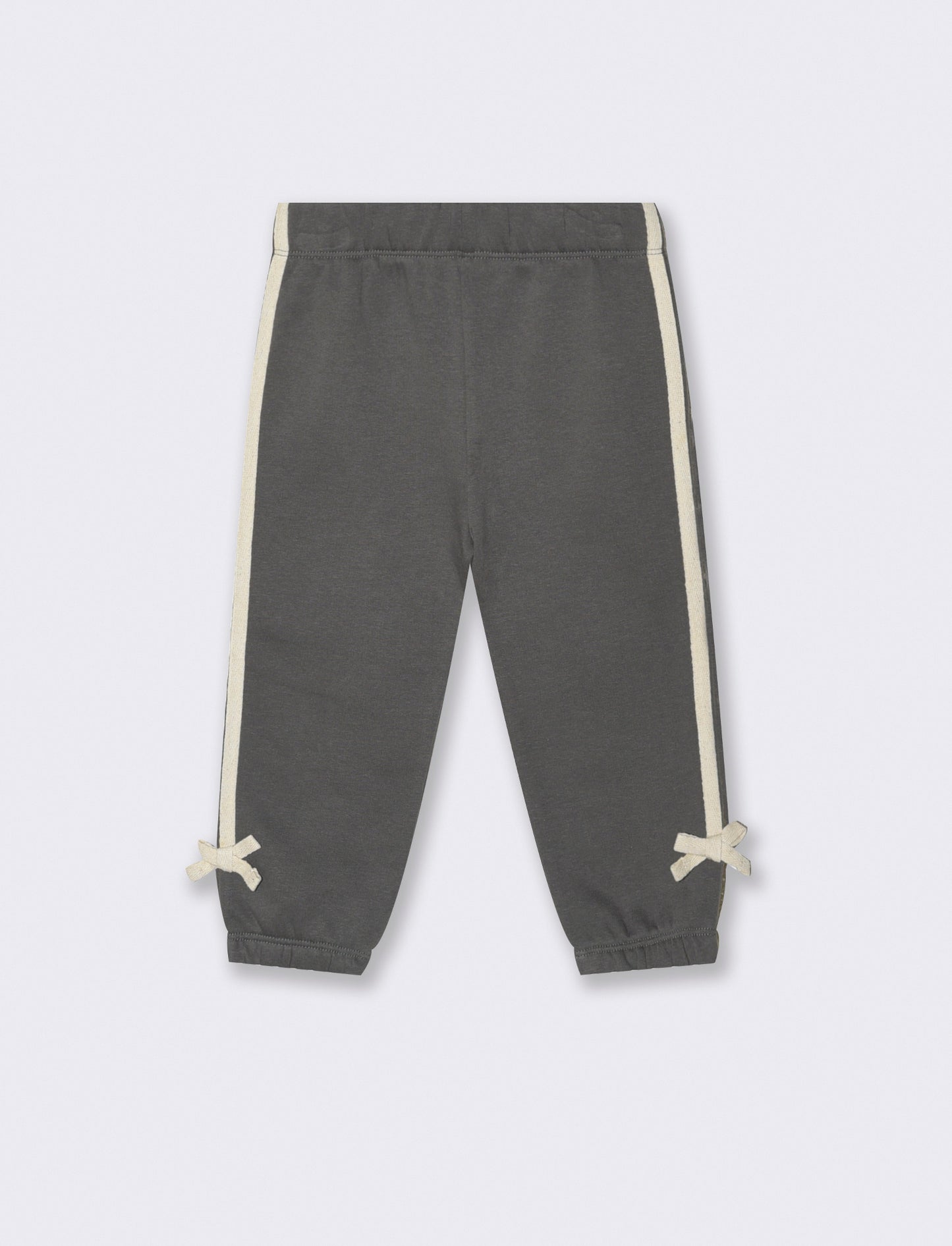 Jogger con nastro applicato - Grigio piombo