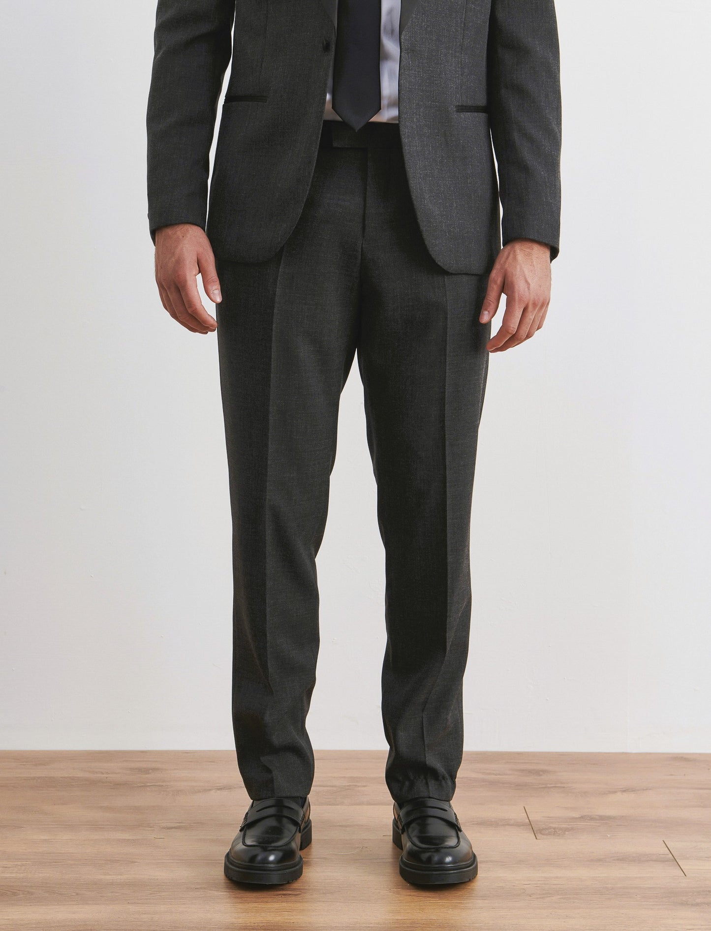 PANTALONI DA COMPLETO SMOKING FORMAL FIT - Nero