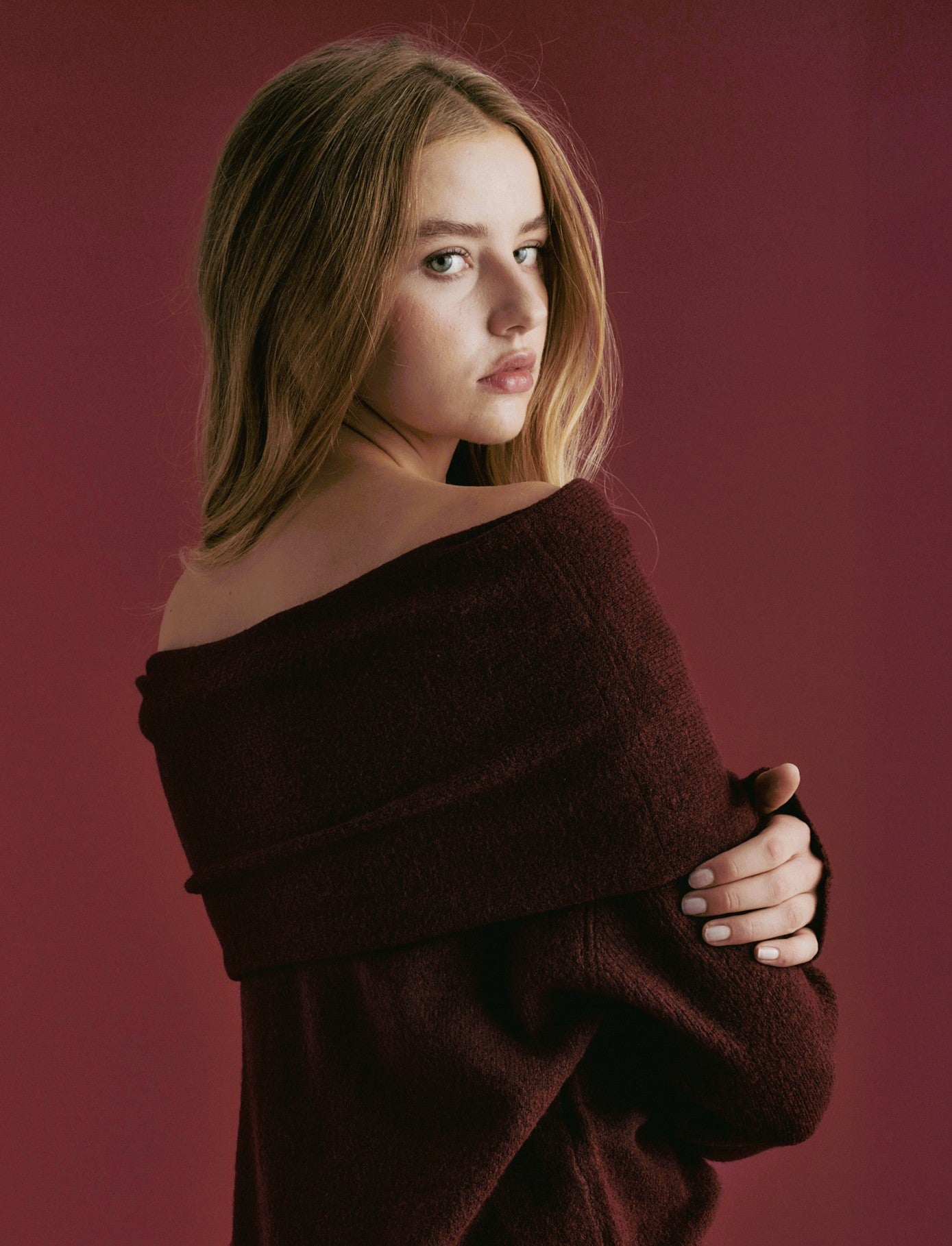 PULLOVER OFFSHOULDER - Vinaccia