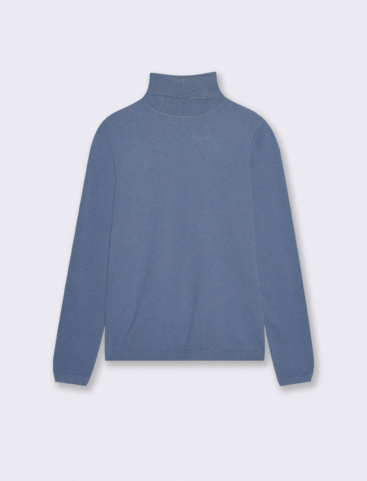 PULLOVER BASICO - Denim