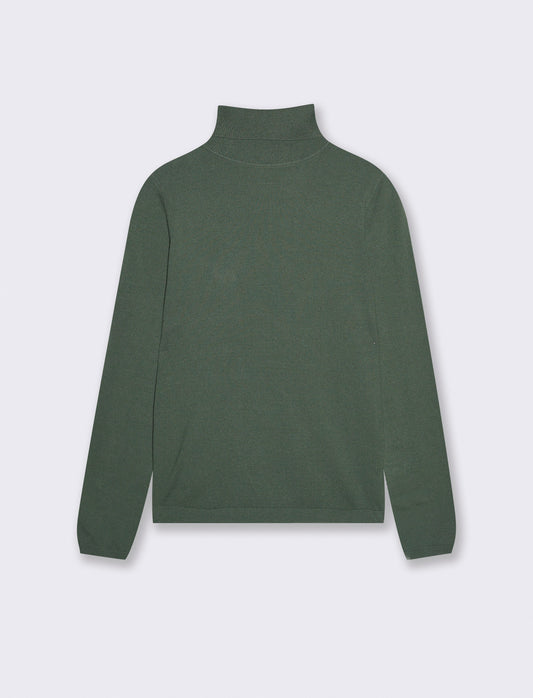 PULLOVER BASICO - Verde abete