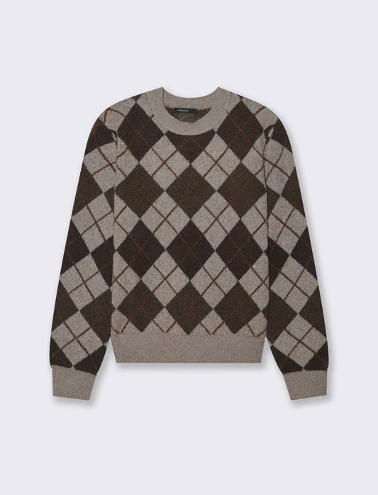 PULLOVER CON FANTASIA A ROMBI - var 1