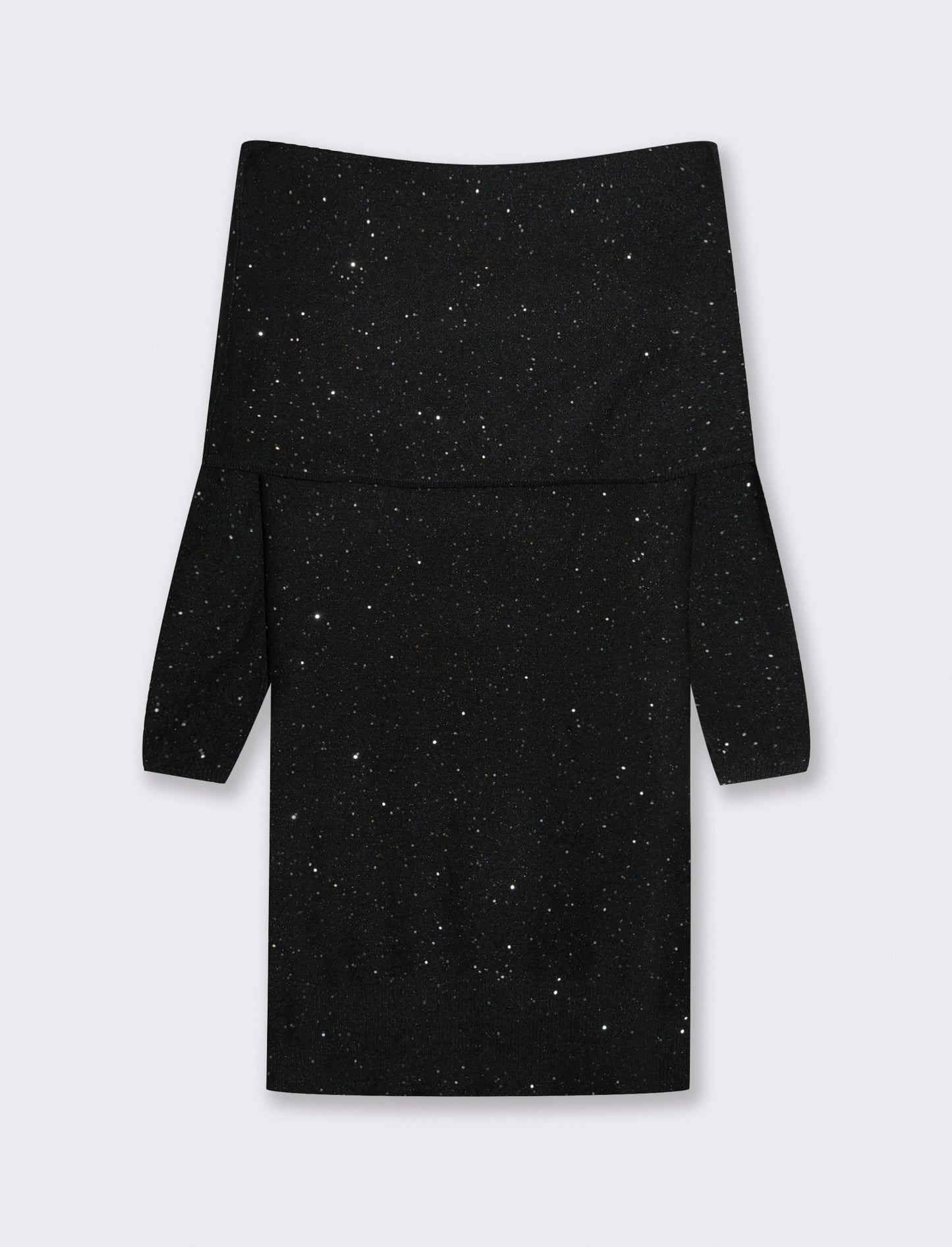 VESTITO OFF SHOULDER - Nero