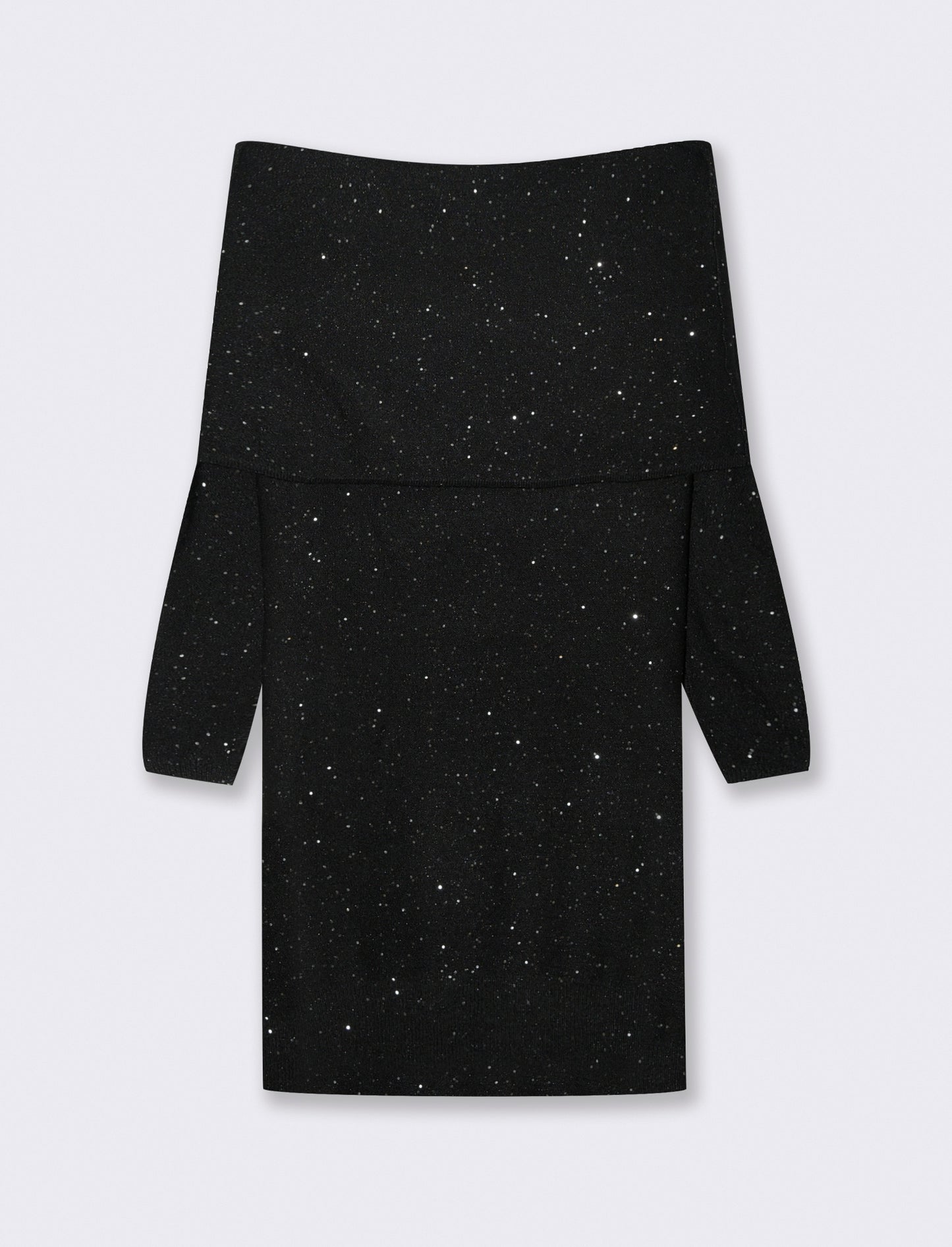 VESTITO OFF SHOULDER - Nero