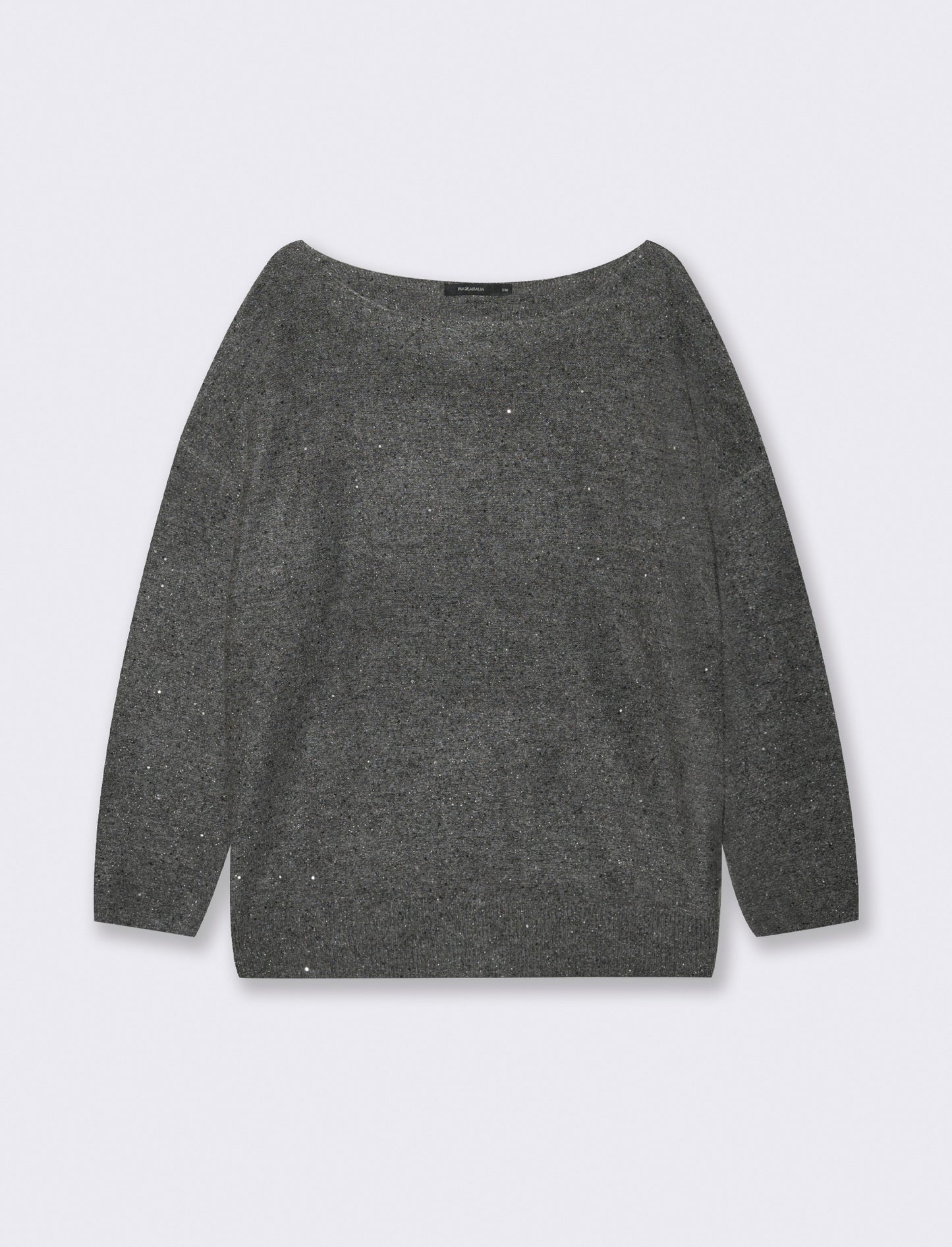 PULLOVER CON PAILLETES - Grigio mel.