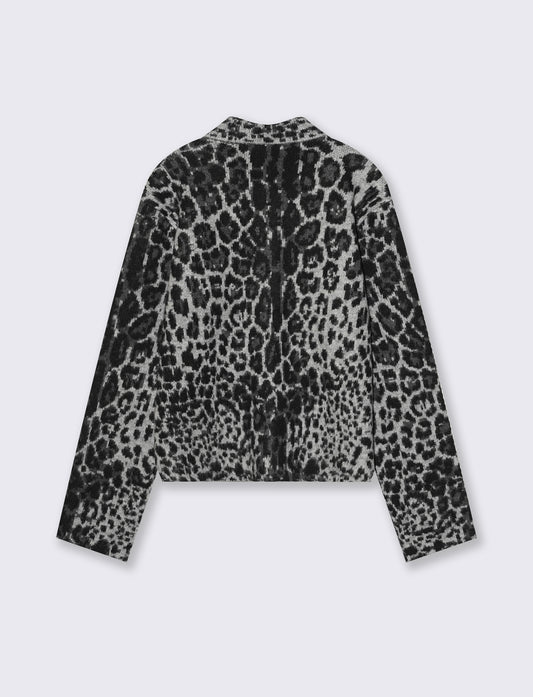 CARDIGAN CON LAVORAZIONE JACQUARD - var 1