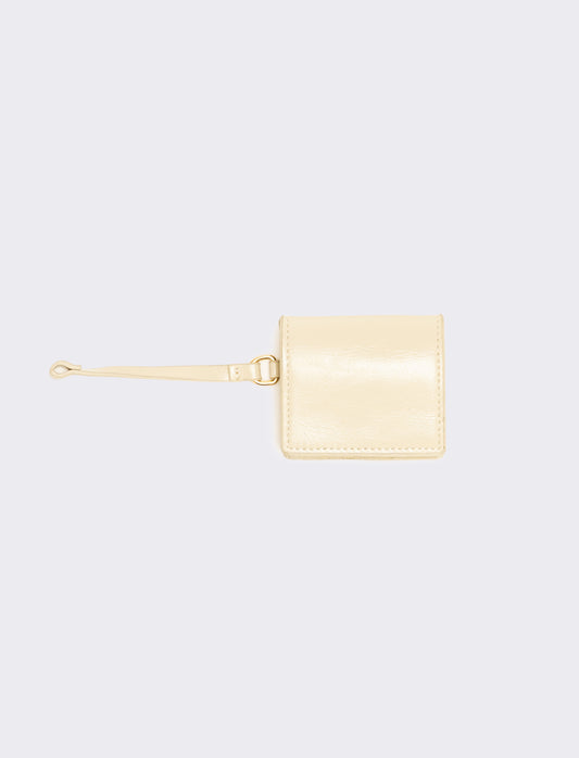 Portamonete + specchietto - Beige