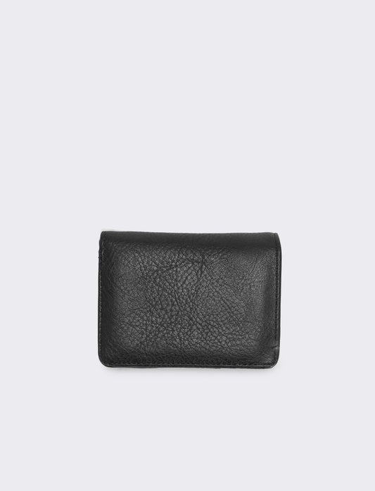Portafogli uomo piccolo finta pelle - Nero