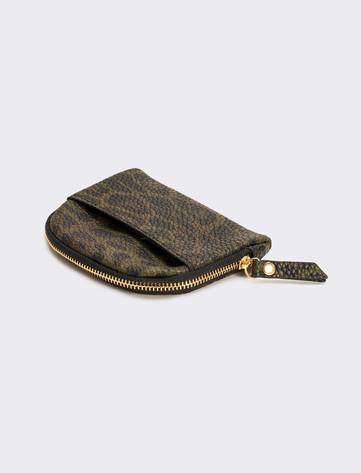 Portamonete finta pelle con zip animalier - Ve.milit.