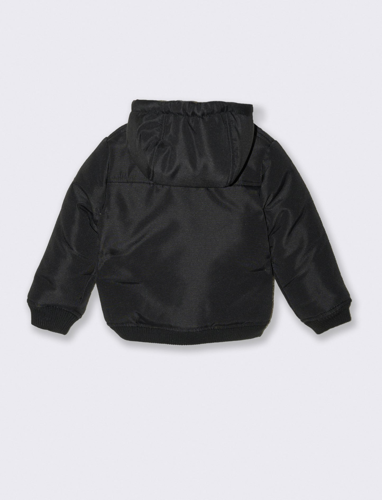 Giubbotto con tasche e patch - Nero