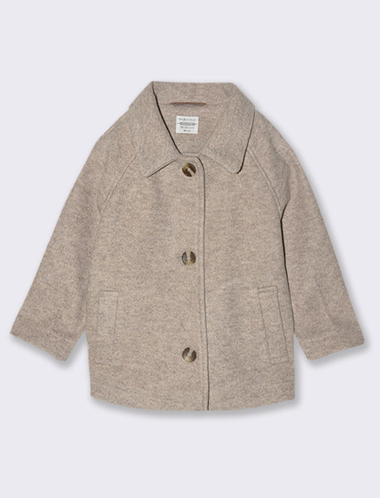 Cappotto modello scampanato - Beige
