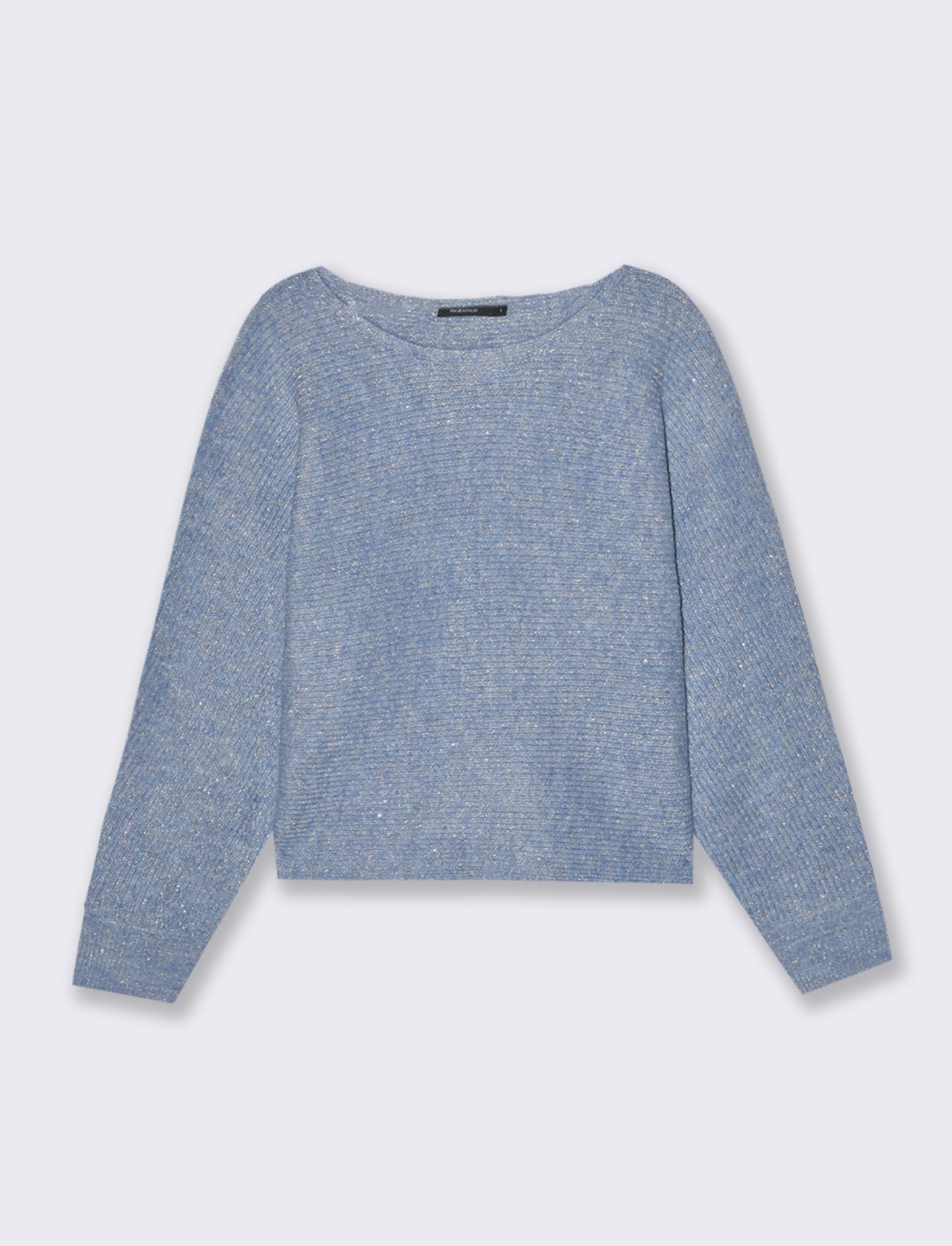 PULL OVER CON SCOLLO A BARCA - Celeste