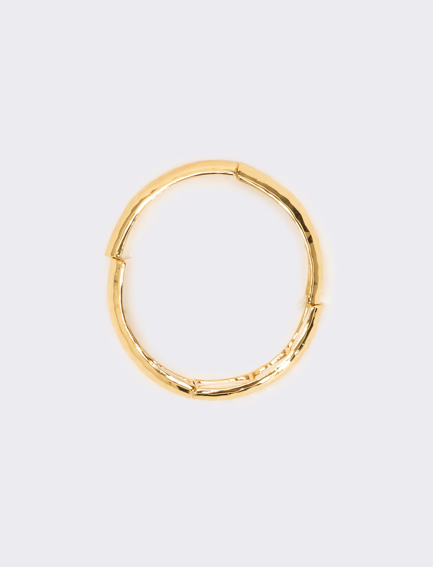 Bracciale elastico effetto martellato - Oro