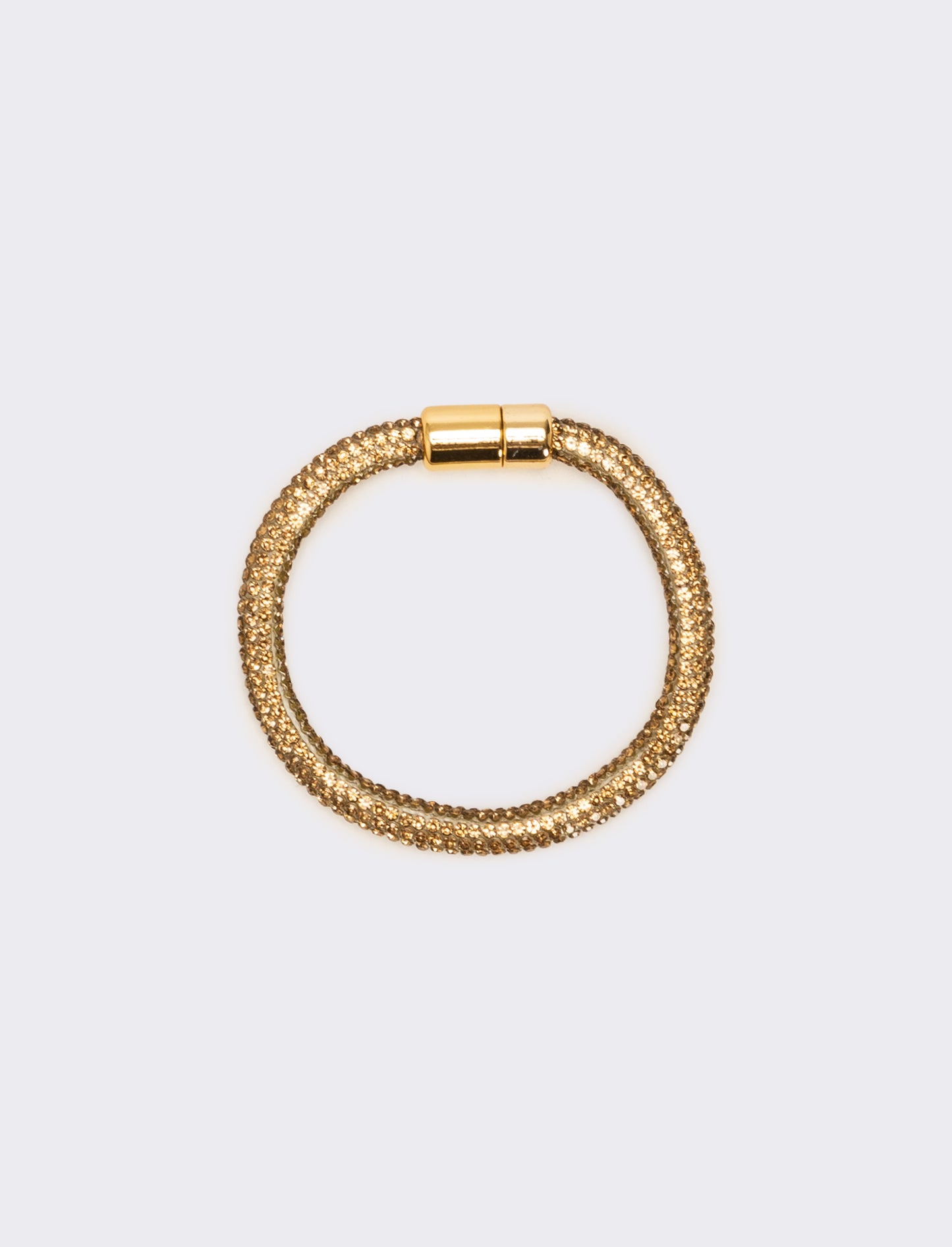 Bracciale strass chiusura a calamita - Bronzo