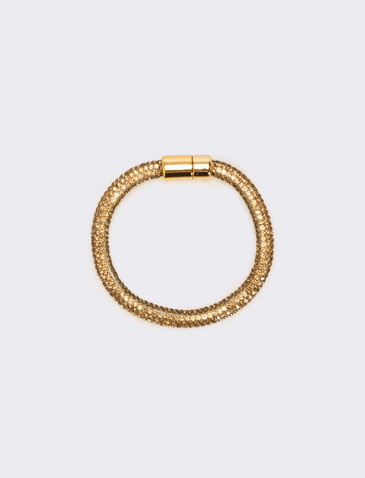 Bracciale strass chiusura a calamita - Bronzo