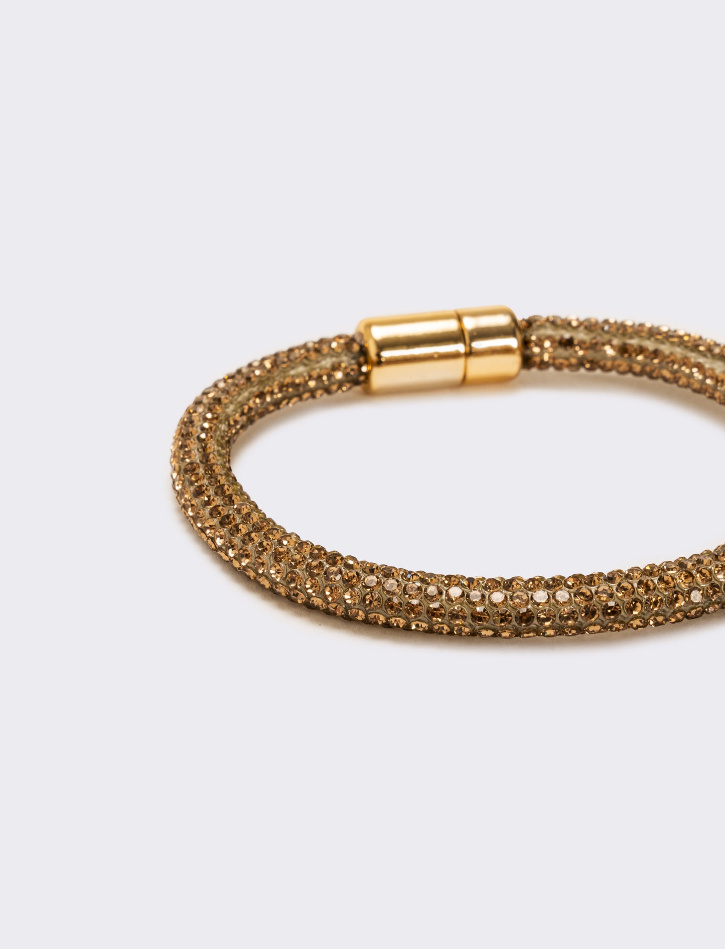 Bracciale strass chiusura a calamita - Bronzo