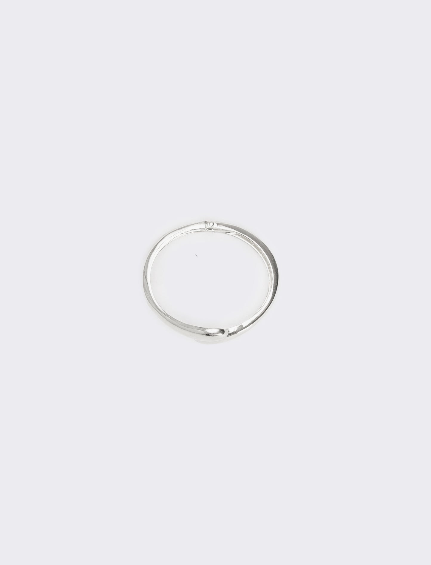Bracciale rigido chiusura goccia - Argento