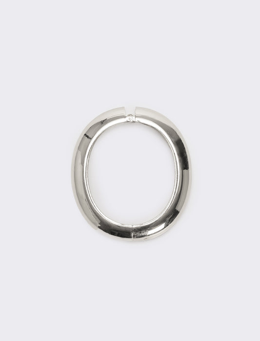 Bracciale rigido liscio - Argento