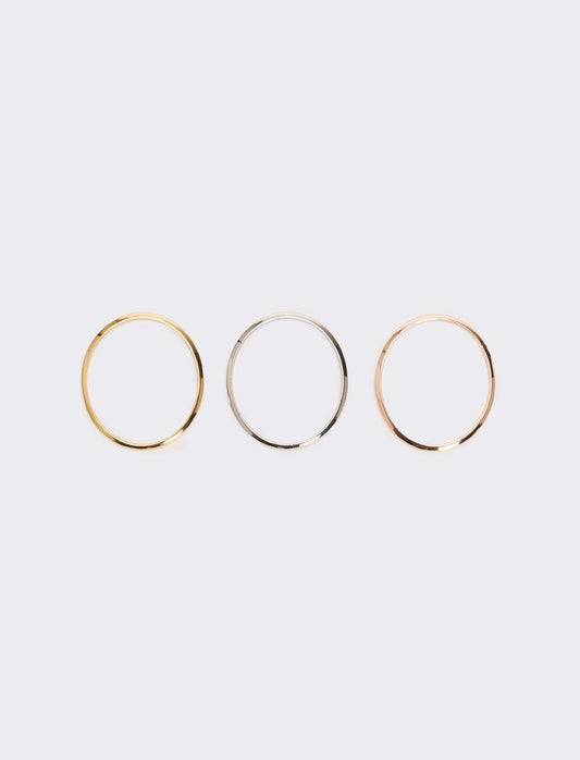 Card 3 bracciali oro argento e rose gold - Multicolore