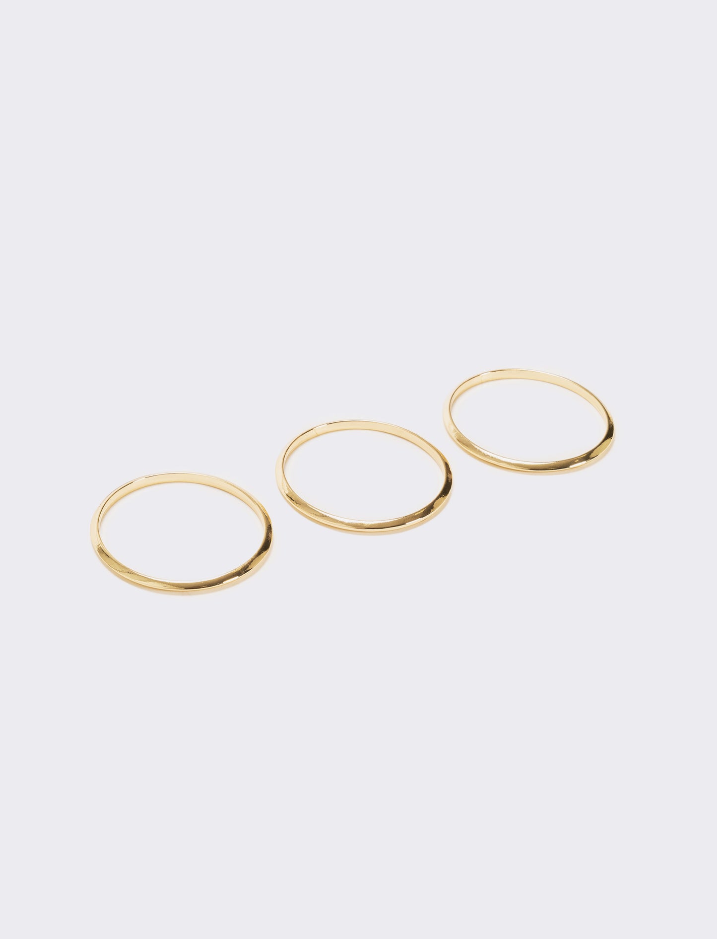Card 3 bracciali oro argento e rose gold - Oro