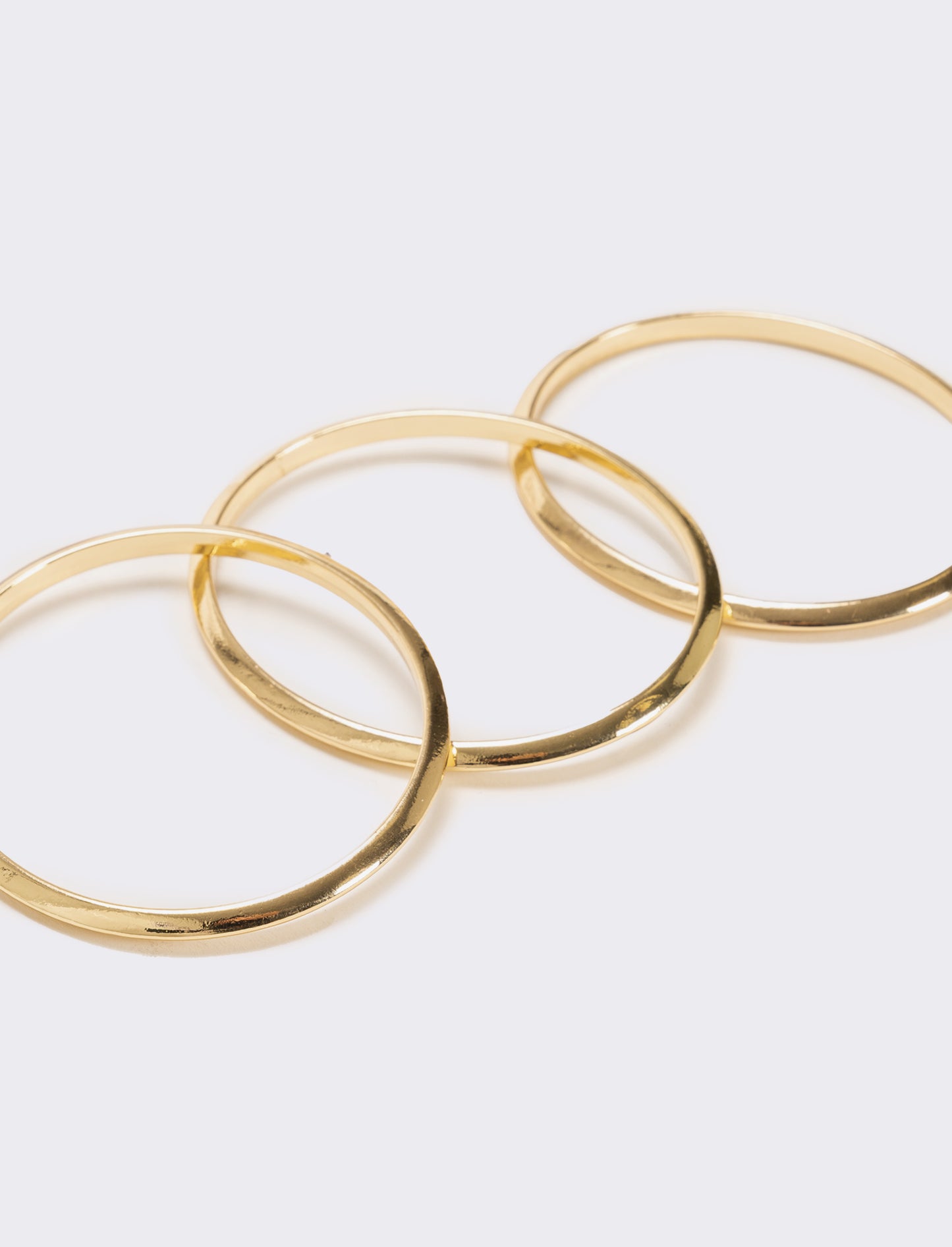 Card 3 bracciali oro argento e rose gold - Oro