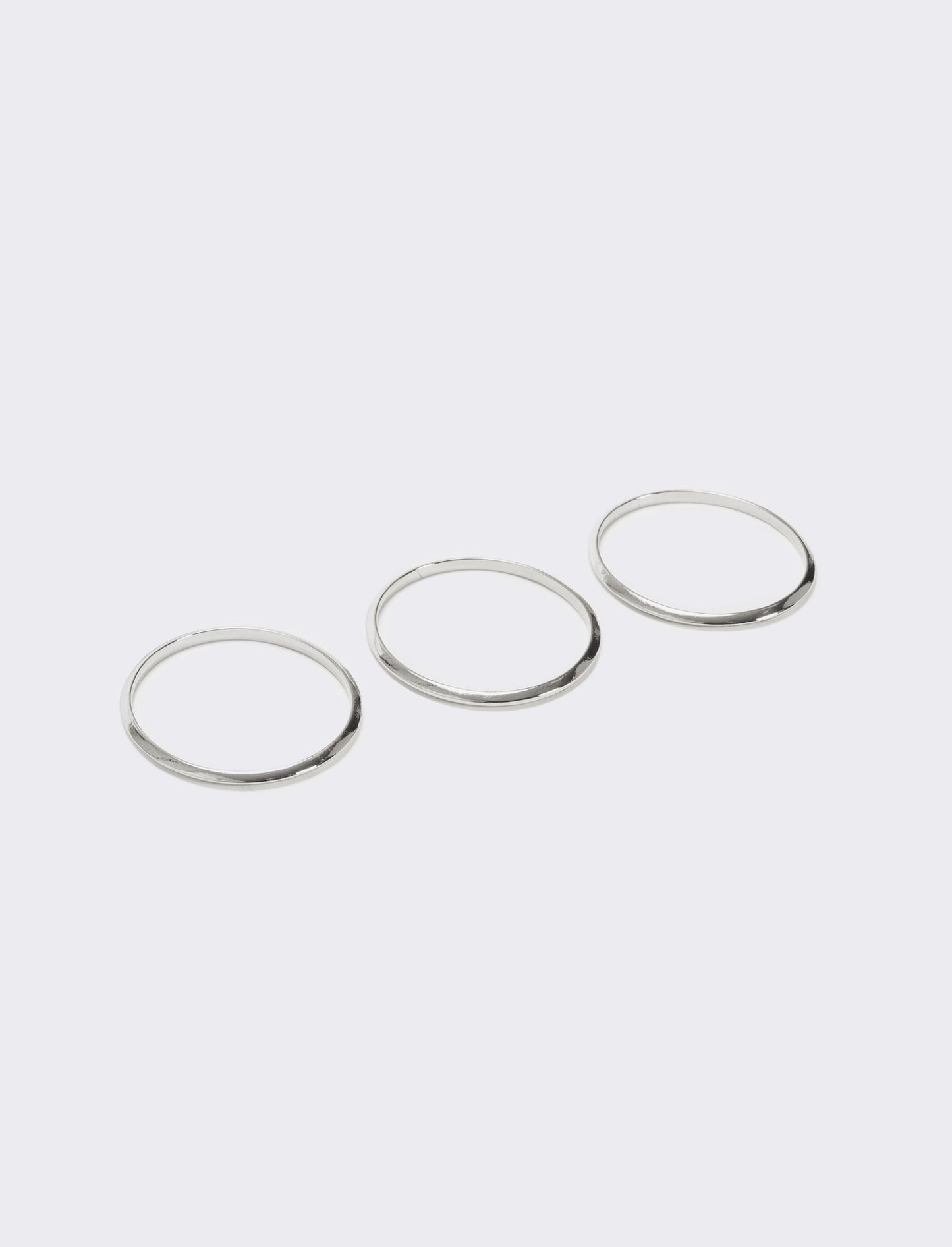 Card 3 bracciali oro argento e rose gold - Argento