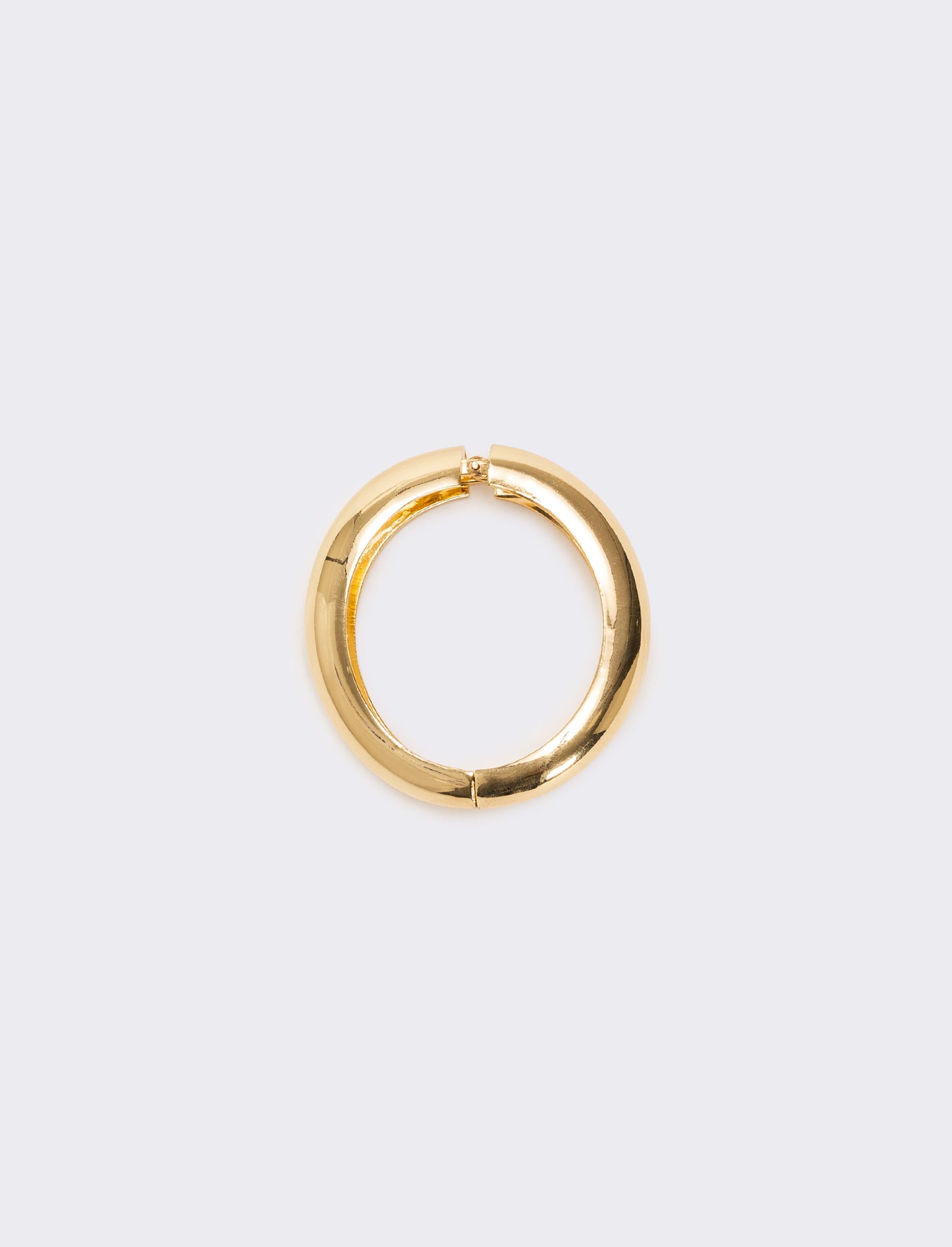 Bracciale rigido tubolare liscio - Oro