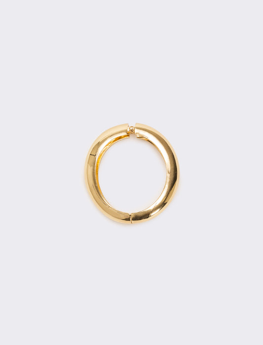 Bracciale rigido tubolare liscio - Oro