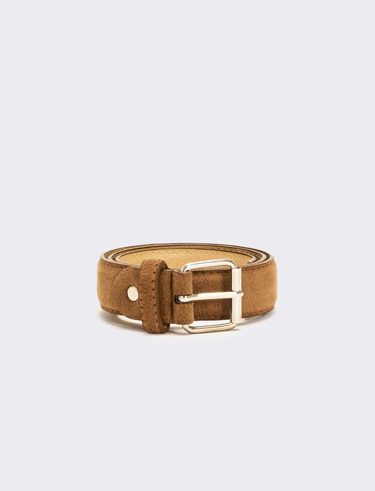Cintura liscia h 2,5 cm 75-85 - Marrone