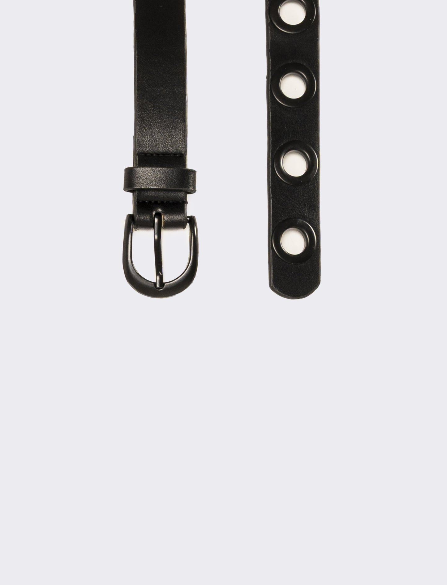 Cintura bambino con rivetti h 2,5 cm - Nero