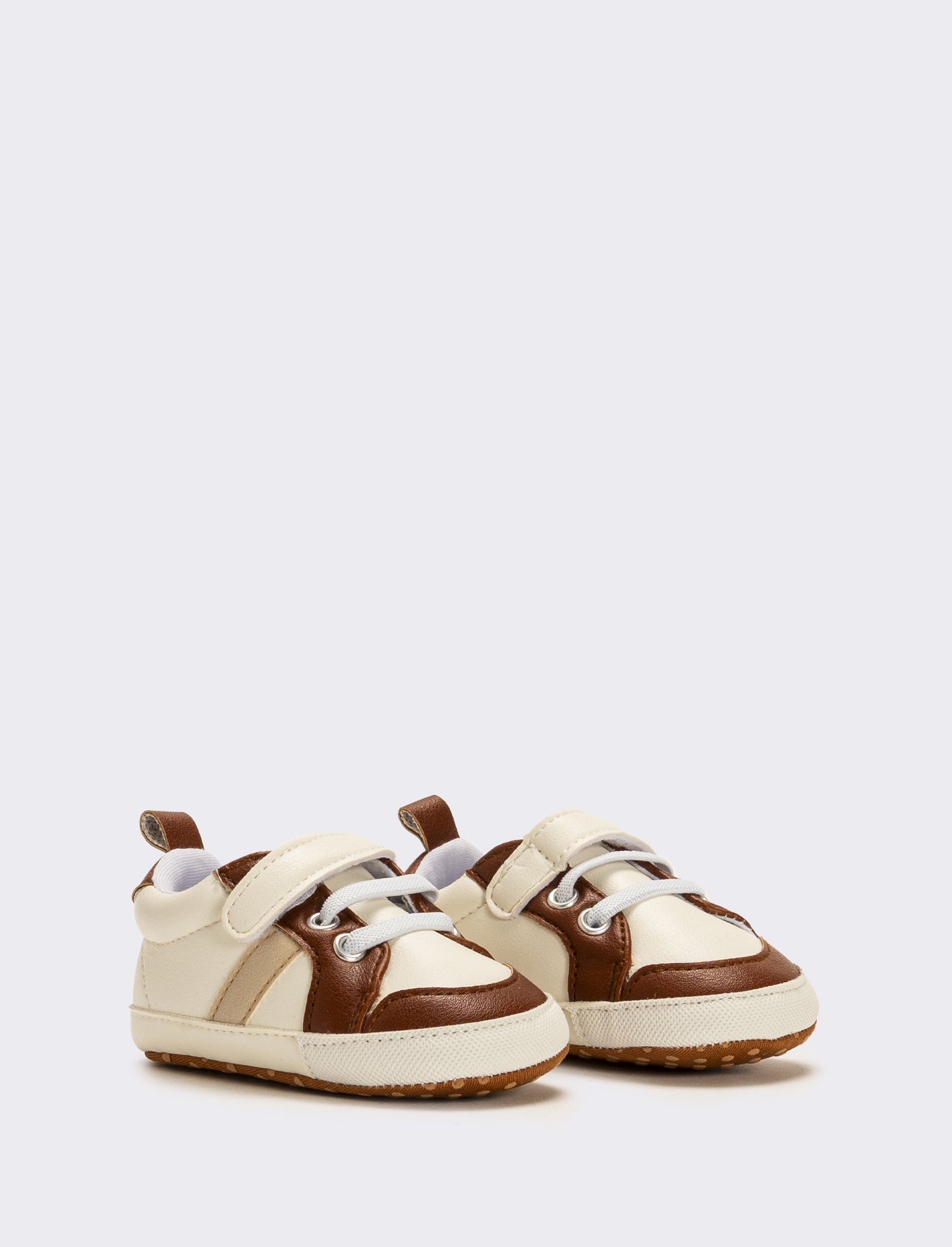 Scarpa con riporti da neonato - Bianco