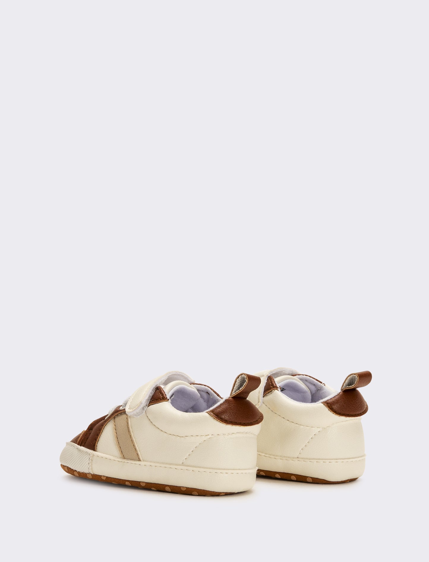 Scarpa con riporti da neonato - Bianco