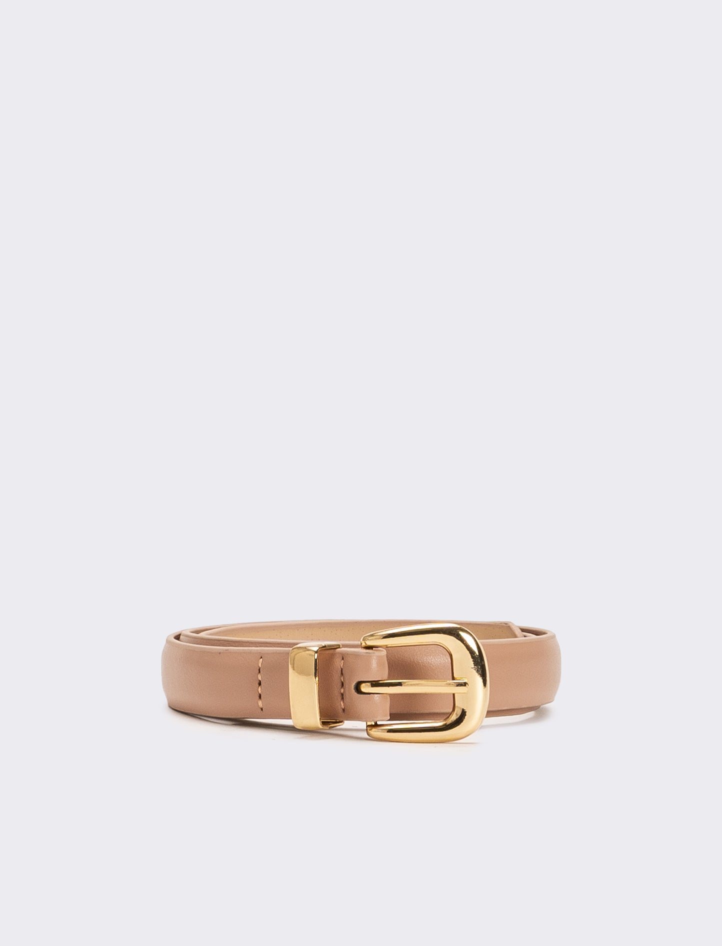 Cintura bambina basic con passante metallico - Rosa