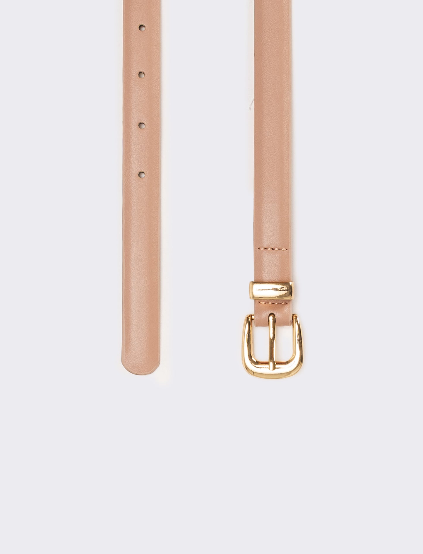 Cintura bambina basic con passante metallico - Rosa