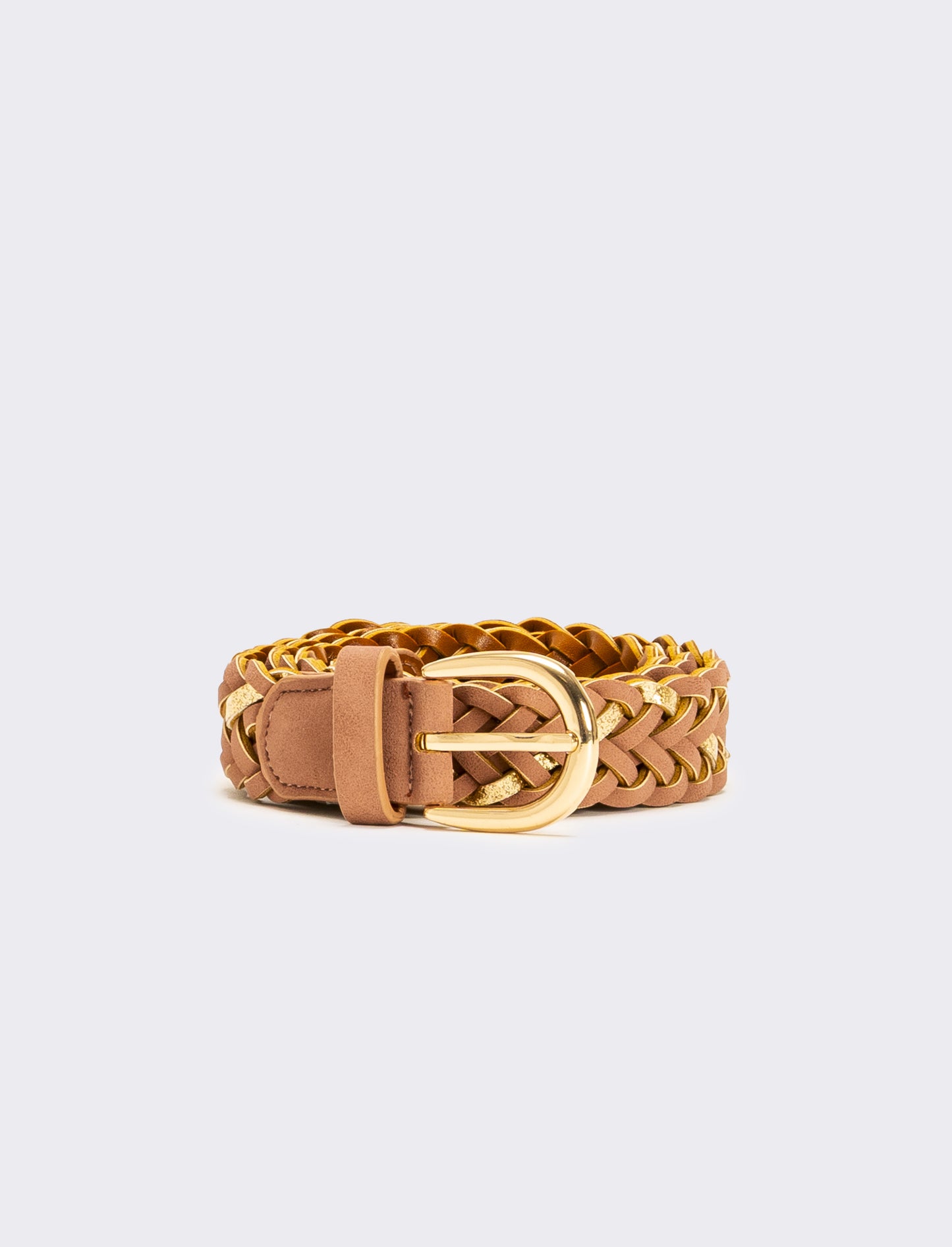 Cintura bambina intreccio con glitter - Rosa