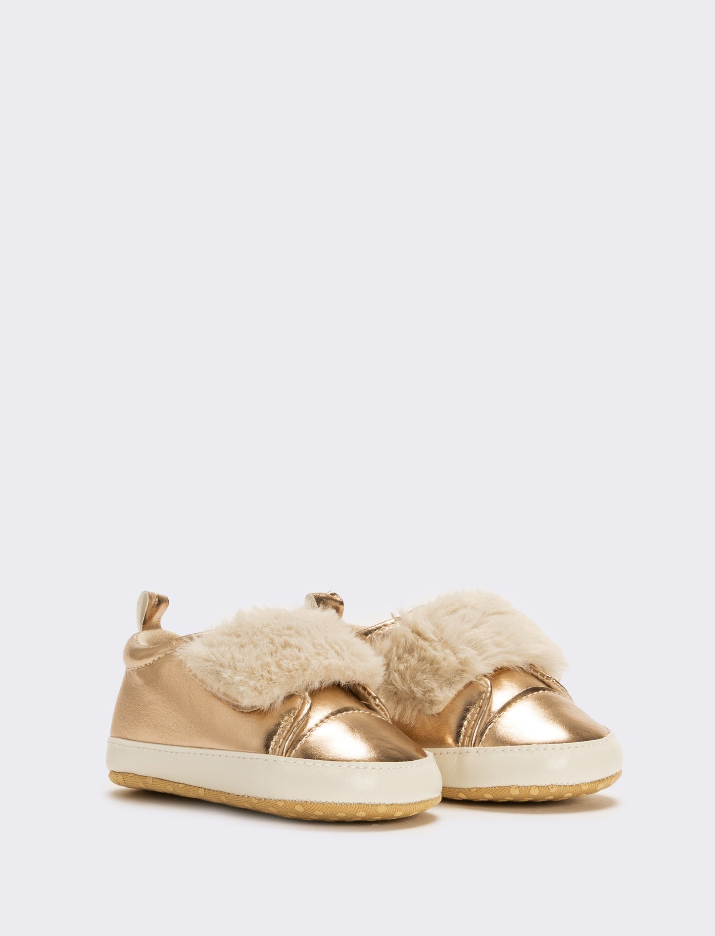 Scarpa furry effect da neonata - Rosa