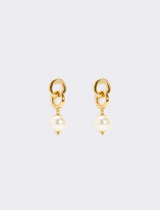 Orecchino con perla naturale - Oro