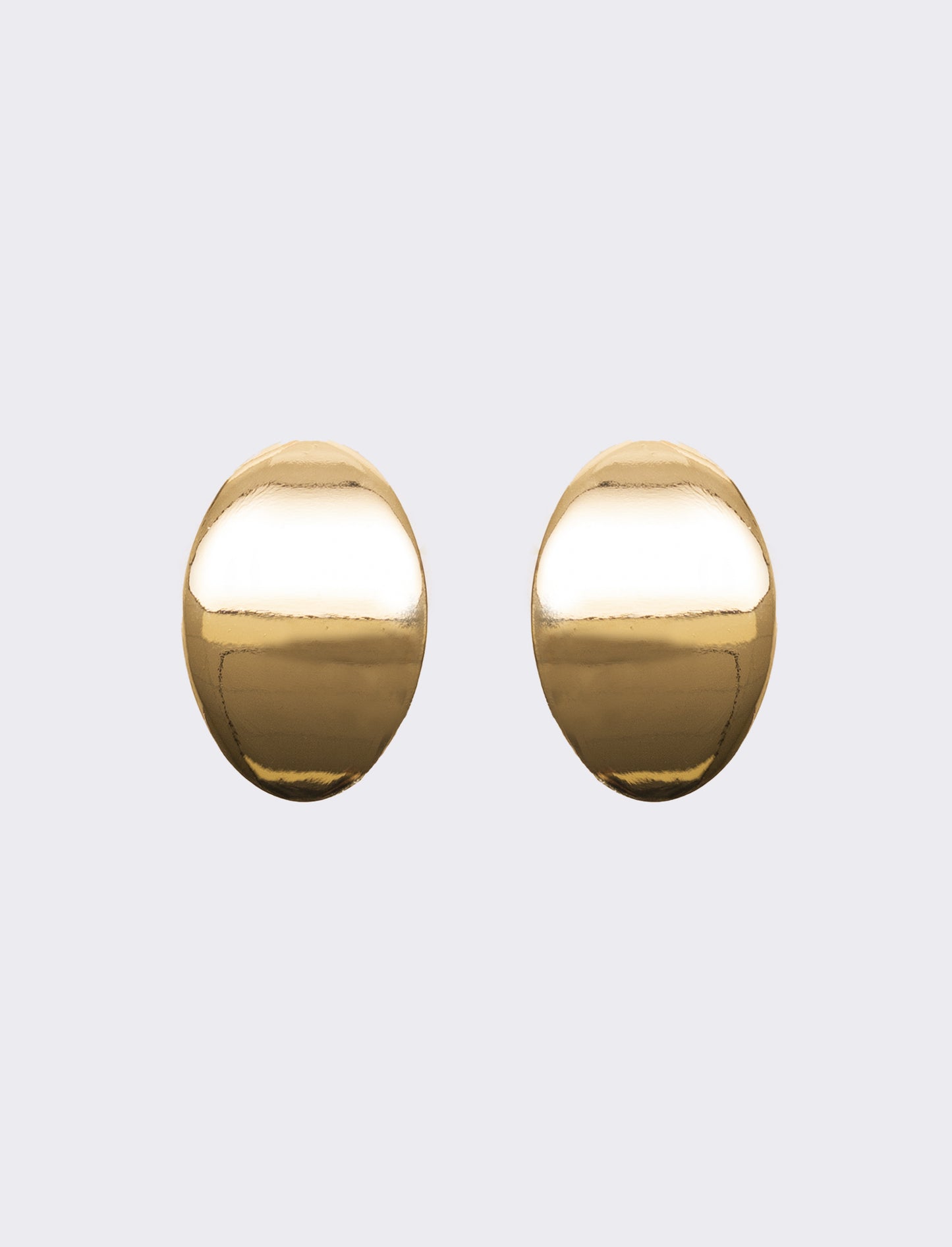 Orecchino bottone grande - Oro
